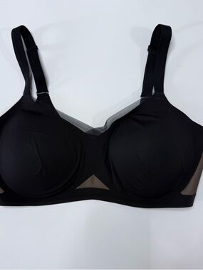 HONEYLOVE Black Seamless Support Bra - Women Intimates & Sleepwear